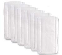 Fasoar Cloth Diapers Prefold Covers 6 Pack - 6 ply 100% Unbleached Cotton, Thick Washable Absorbent Diaper Covers for Babies and Toddlers Multi-Use (10-35 lbs) 6 Pack
