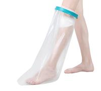 Fasola Leg Cast Cover for Shower, Waterproof Plaster Dressing Protector for Broken Toe, Ankle, Foot Wound, Burns, Reusable Leg Cast Bag Keep Wounds & Bandage Dry
