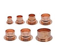 FASOLI Copper Flange Flipped Over Inner Diameter 22/28/35/42/54/67/76/80/85/89/108/133/159mm End Feed Copper Liner Insert Pipe Fitting Flange 1pc (Size : 35mm)
