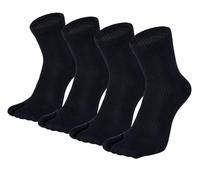 Fasot Men's Tabi Socks Flip Flop Split Toe Big Toe Cotton Athletic 4 Pack 6 Pack, Color 20, Medium