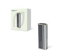 fasoul C2 Dual-Heat Electric Tobacco Heater with Second Heating Phase for Double Enjoyment, Alternative to E-Cigarette, Even Heating, Up to 20 Sticks per Battery Charge (Velvet Grey)