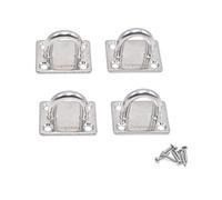 Faspiroty M6 Wall Ceiling Mount Bracket Stainless Steel Hook for Suspension Strap Trainer, Battle Rope,Body Weight Strength Training Sets, Aerial Yoga Swing Hammock Resistance Band, Boxing Equipment