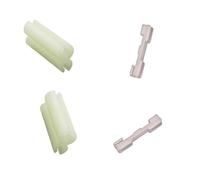 FASPLORE 10Pcs-2 Sizes Fishing Glow Stick Clips for Rod Tip Luminous Clips for Rod Tip Glow Stick Holder