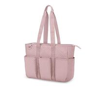 Fasrom Nurse Tote Bag for Work Nurses, Clinical Bag for Nursing School Students and Home Health Care Staff, Pink (Empty Bag Only)