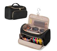 Fasrom Travel Carrying Case Compatible with Dyson Airwrap Muilti Styler Complete and Shark FlexStyle Air Styling & Drying System, Travel Storage Bag for Airwrap Style and Hair Accessories, Black