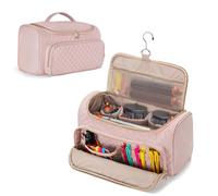 Fasrom Travel Carrying Case Compatible with Dyson Airwrap Muilti Styler Complete and Shark FlexStyle Air Styling & Drying System, Travel Storage Bag for Airwrap Style and Hair Accessories, Pink