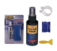 FASSME Car Logo Remover, Non-Destructive Buckle Tail Mark Peeling Body, Car Wiper Label Tool, Shark Fin Antenna Metal Sticker For Car Bumper