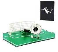 Fassory 3D Pop Up Football Card for Men Women Boys Girls, Football Birthday Card for Husband Brother Son Grandson Nephew, Fathers Day Card (Football)