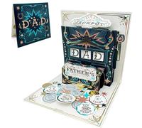 Fassory Fathers Day Card, 3D Pop Up Slot Machine Jackpot Funny Father’s Day Card (Slot Machine Jackpot)