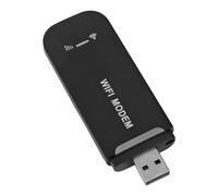 Fast 4G LTE Sim Card Router, Instant Setup LTE Modem Multi Device 4G CPE Stable Signal Wifi Hotspot Easy Charging Data Router Travel Use (Black)