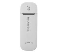 Fast 4G LTE Sim Card Router, Instant Setup LTE Modem Multi Device 4G CPE Stable Signal Wifi Hotspot Easy Charging Data Router Travel Use (White)