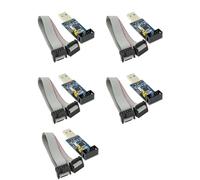 Fast 51 USBISP Programmer with Cable Auto Recovery Overcurrent Protections Reliabled Microcontroller Programming AVR USBASP