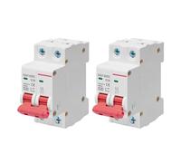 Fast-Acting 2P 6kA DIN Mount 1000V High Current Capacity Modern Electrical Device Short Circuit Defense Air Switches