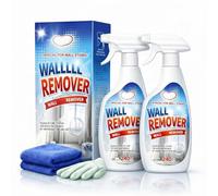 Fast Acting Anti-Mold Wall Cleaner Spray-Wall Cleaner Spray Kit - Advanced Bleach-Free Formula for Removing Wall & Grout Stains - No Scrubbing Needed - Low Odor Home Cleaning Solution (2pcs)