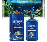 Fast-Acting Aquarium Water Clarifier, 2026 Aquarium Water Conditioner Clarifier, Liquid State Clarifying Agent,Clears Cloudy Fish Tank, Liquid State Clarifying Agent, Safe & Gentle Formula