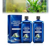 Fast-Acting Aquarium Water Clarifier, 2026 Aquarium Water Conditioner Clarifier, Liquid State Clarifying Agent, Clears Cloudy Fish Tank, Safe & Gentle Formula for All Fish & Wildlifea (2PCS)