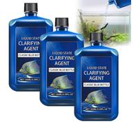 Fast-Acting Aquarium Water Clarifier, 2026 New Green Pond Water Treatment, Blanket Weed Treatment for Ponds, Clears Cloudy Fish Tank, Safe for All Fish & Wildlifea (3Pcs)