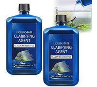 Fast-Acting Aquarium Water Clarifier, 2026 New Green Pond Water Treatment, Blanket Weed Treatment for Ponds, Clears Cloudy Fish Tank, Safe for All Fish & Wildlifea (2Pcs)