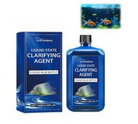 Fast-Acting Aquarium Water Clarifier & Algae Remover - Effectively Clears Cloudy or Green Fish Tank Water - Creates a Crystal Clear, Safe & Gentle Formula for Freshwater Aquariums & Fish Ponds