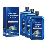 Fast-Acting Aquarium Water Clarifier, Aquarium Liquid State Clarifying Agent, Clears Cloudy Water & Maintains Clear Results, Powerful Fish Tank Water-Purification, for Freshwater (2)