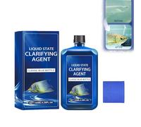 Fast-Acting Aquarium Water Clarifier, Aquariums Liquid State Clarifying Agent, Freshwater Aquariums Water Purification Clarifier, Blanket Weed Treatment for Ponds, Clears Cloudy Fish Tank (1PC)
