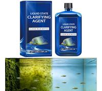 Fast-Acting Aquarium Water Clarifier, Cloudy Water Clear Treatment, Rapid Clear Green Cloudy Water, Safe Fish Tank Water Purifier for Freshwater Tropical Fish (1 PCS)