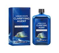 Fast-Acting Aquarium Water Clarifier, Freshwater Aquarium Fish Tank Water Purifier, Clears Cloudy Waters for Freshwater and Saltwater Tank, Reduces Cloudiness, Safe for All Pools (1pcs)