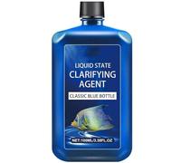 Fast-Acting Aquarium Water Clarifier, Liquid State Clarifying Agent For Aquarium, Water Purification For Fish Tank, Safe to Use with Fish and Plants, 3.38 Ounce Bottle (1)