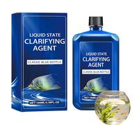 Fast-Acting Aquarium Water Clarifier, Liquid State Water Clarifying Agent for Freshwater Fish Tanks,Safe & Gentle Formula for fish, plants & filter systems. (1Piece)