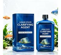 Fast Acting Aquarium Water Clarifier, Pond Clear Water Treatment for Green Waters, Blanket Weed Treatment Remover for ponds, Clears Cloudy Fish Tank, Safe for Fish and Wildlife, Natural Formula