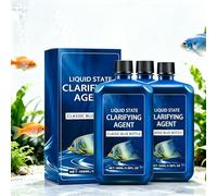 Fast Acting Aquarium Water Clarifier, Pond Clear Water Treatment for Green Waters, Blanket Weed Treatment Remover for ponds, Clears Cloudy Fish Tank, Safe for Fish and Wildlife, Natural Formula