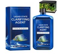 Fast-Acting Aquarium Water Clarifier,Powerful Aquarium Water Purification Clarifier,Natural Green Pond Water Treatment,Aquarium Water Conditioner Clarifier,Liquid State Clarifying Agent,100ml