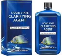 Fast-Acting Aquarium Water Clarifier, Powerful Aquarium Water Purifier, Keep the Waters Clear, Liquid State Clarifying Agent - Clears Cloudy Fish Tank, Safe & Gentle Formula (1pcs)