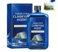 Fast-Acting Aquarium Water Clarifier, Powerful Fish Tank Water Purification Agent - Clears CloudyWater, Balances pH & Decomposes Organic Waste, Safe for Freshwater Aquariums, 100ml