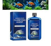 Fast-Acting Aquarium Water Clarifier, Powerful Freshwater Aquarium Water Purification Clarifier, Clears CloudyWater, Safe & Gentle Formula to Use with Fish and Plants (1PCS)