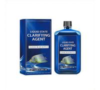 Fast-Acting Aquarium Water Clarifier, Powerful Freshwater Fish Tank Water Purification, Clears Cloudy Water & Maintains Clear Results, Liquid State Clarifying Agent, 100ml / 3.38fl.oz (1PC)