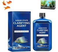 Fast-Acting Aquarium Water Clarifier,Powerful Liquid Freshwater Aquarium Water Purification Clarifier,Remove all Kinds of Turbidity from Fish TankWate,Safe & Gentle Formula (1pc)