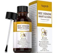 Fast-Acting Bee Venom Wart Remover: Wart Freeze Off with Salicylic Acid & Bee Venom Cream - Wart Removal for Plantar Wart Genital Wart Common Wart on face Hand Finger 30