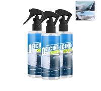 Fast Acting Car Deicing Spray, De Icer Spray for Car，3PC | Fast De-Icing Spray,Anti Freeze Spray for Car Window,No De-Icer Works,Prevents Re-Freeze & Melt Ice,Essential Car Accessories
