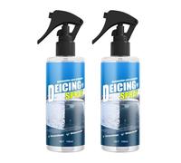 Fast Acting Car Deicing Spray, De-Icer Spray for Car,Fast De-Icing Sprays，2 | Snow & Ice Remover for Windshields, Side Mirrors & Auto Glass, Quick-Melting Defrosting Solution for Cars