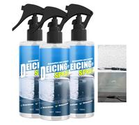 Fast Acting Car Deicing Spray,De Icer Spray For Car Windscreen，3PC | Fast De-Icing Spray,Snow&Ice Remover For Windshields,Side Mirrors Auto Glass,Fast Acting Melts Ice Frost For Windows/Mirrors
