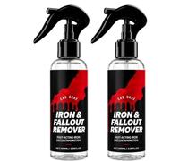 Fast-Acting Car Iron and Fallout Remover Spray, Iron Remover Spray，2PC | Rust Remover Spray,Iron Fallout Remover,Multifunctional Anti-Rust Converter Spray for Car Wheels,Paint,Metal Surfaces