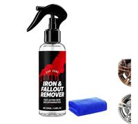 Fast-Acting Car Iron And Fallout Remover Spray, Wheel Cleaner For Cars，1PC | Alloy Wheel Cleaner,Iron & Fallout Remover Spray, Fast Acting Iron Powder Remover For Car Wheels And Paint