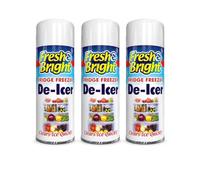 Fast Acting De-Icer Spray For Fridge & Freezer 200ml Defrost for Ice Build Up Quick Ice Removal Formula Anti Bacterial Defrost Solution Easy No Scrape Cleaning Formula (200ml (Pack of 3))