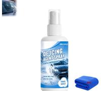 Fast Acting De-Icing Spray for Cars, Car Windshield Deicer Spray (1pcs) | Snow & Ice Remover for Windshields, Side Mirrors & Auto Glass, Quick-Melting Defrosting Solution for Cars, Trucks & Vans