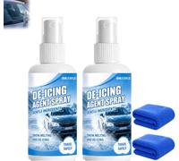 Fast Acting De-Icing Spray for Cars, Car Windshield Deicer Spray, Snow & Ice Remover for Windshields,Side Mirrors & Auto Glass, Quick-Melting Defrosting Solution for Cars, Trucks & Vans (3Pcs)