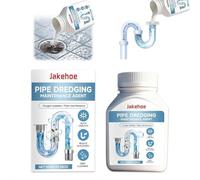 Fast-Acting Drain Cleaner, 300g Powder Formula for Hair, Grease & Soap Scum - Deep Cleaning Pipe Opener for Kitchen Sink, Bathroom, Shower - Safe for PVC & Metal Pipes