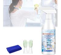 Fast Acting Freezer Defrosting Spray 120ml, Rapid Ice Remover & De-Icer for Refrigerator Freezer, Multi-Purpose Safe Defrost Agent for Home Appliances (1PC)