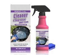 Fast Acting Heavy Duty Grill Cleaner Spray, BBQ Grill Spray Degreaser 120ml, All Purpose Heavy-Duty Oven & Grill Cleaner Agent, High-Performance Cleaning for Burnt-on Food and Grease (1PC)