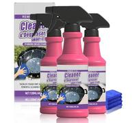 Fast Acting Heavy Duty Grill Cleaner Spray, BBQ Grill Spray Degreaser 120ml, All Purpose Heavy-Duty Oven & Grill Cleaner Agent, High-Performance Cleaning for Burnt-on Food and Grease (3PC)